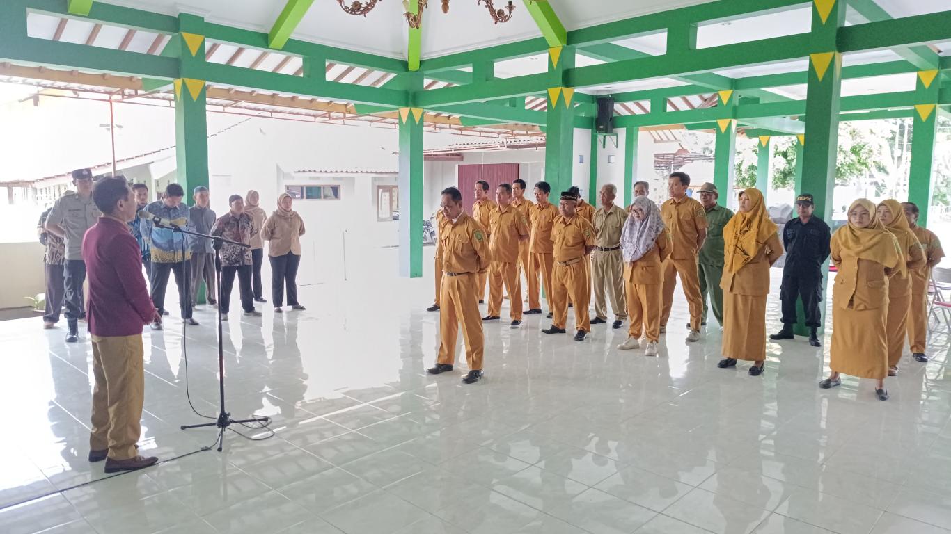 Apel Dilanjutkan Halal Bi Halal Pemerintah Kalurahan Segoroyoso