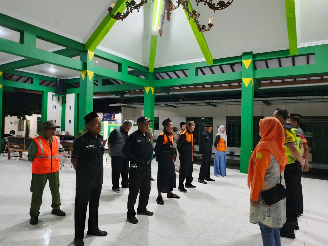 Pemerintah Kalurahan Segoroyoso Lakukan Pengamanan Sholat Tarawih